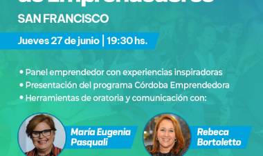 San Francisco se prepara para recibir un Encuentro Regional de Emprendedores