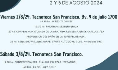 San Francisco será sede del IX Encuentro de Jueces Civiles y Comerciales