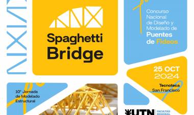 Concurso de Puentes de Fideos: excelente propuesta que combina conocimientos e ingenio