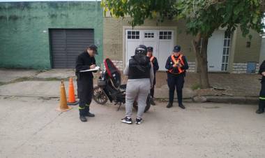Continúan los controles vehiculares en la ciudad