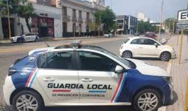 Noche activa para la Guardia Local: motociclista derrapó por maniobras peligrosas y conductor en contra mano con alcoholemia positiva