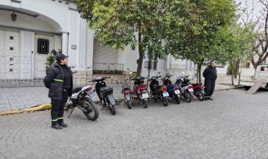 Controles vehiculares: Retuvieron nueve motos por infracciones