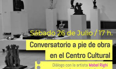 Conversatorio a pie de obra en el Centro Cultural