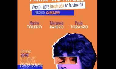 El domingo culmina el ciclo Teatreando 2025