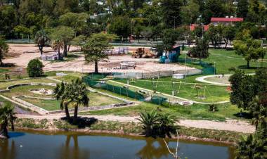 Con obras y nueva infraestructura, avanza la recuperación del emblemático Parque del Cincuentenario de San Francisco