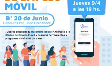 La Oficina Móvil de Empleo llega a barrio 20 de Junio