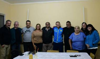 Bernarte se reunió con la comisión directiva del Centro Vecinal Barrio La Florida