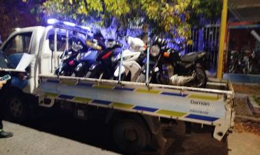 Controles de tránsito: retuvieron 20 motovehículos por infracciones