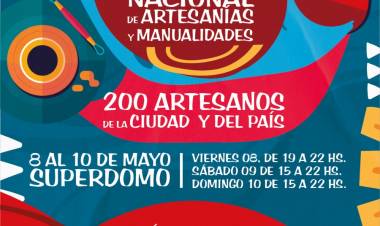 San Francisco se prepara para una nueva edición de la Feria Nacional de Artesanías y Manualidades