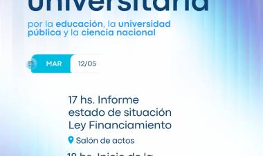 Nuestra UTN San Francisco marchará por la Ley de Financiamiento Universitario