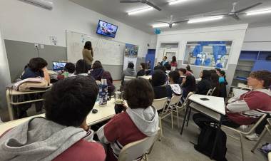 Estudiantes de la ProA Técnica participaron de una capacitación sobre el programa “Ojos en Alerta”