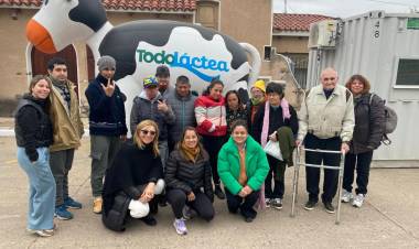 Más de 300 personas disfrutaron de la terapia con búfalos en la Rural de San Francisco