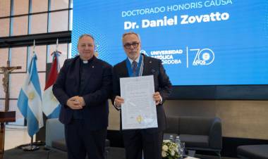Doctorado honoris causa al Dr. Daniel Zovatto