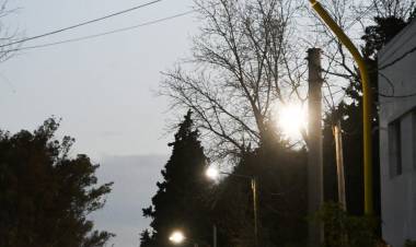 Con el recambio de 140 luminarias, el barrio San Martín completó el alumbrado público con tecnología LED