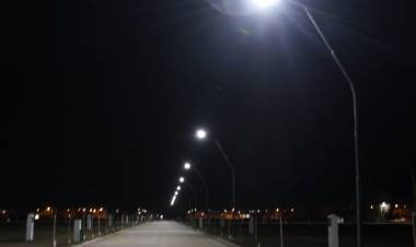 Más de 200 luces LED se suman en los loteos Parque Norte y Timbúes 4