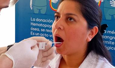 Córdoba promueve la inscripción de donantes de células de la médula ósea con la modalidad de hisopado bucal