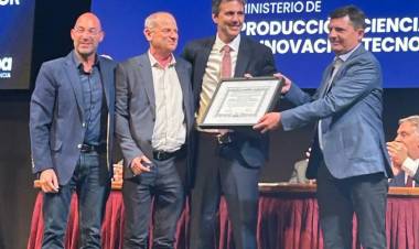 El Parque Industrial de San Francisco fue distinguido como el mejor de Córdoba