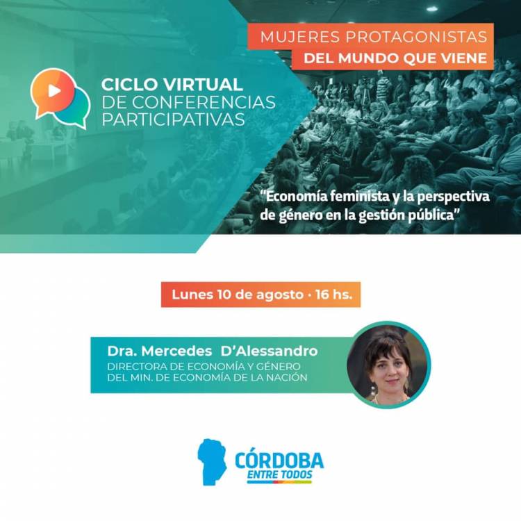 Comienza el ciclo virtual “Mujeres protagonistas del mundo que viene”