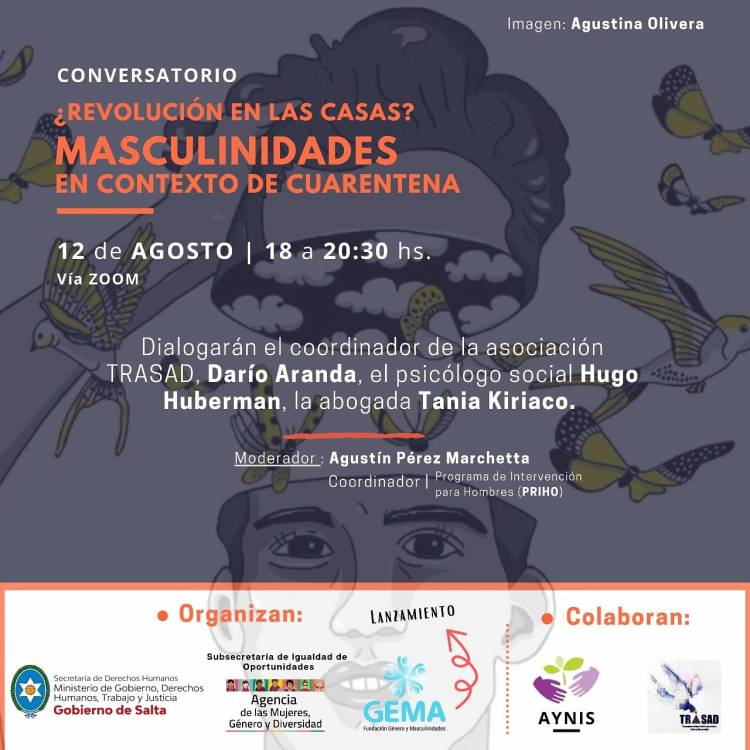 Conversatorio: ¿Revolución en las casas? Masculinidades en contexto de cuarentena