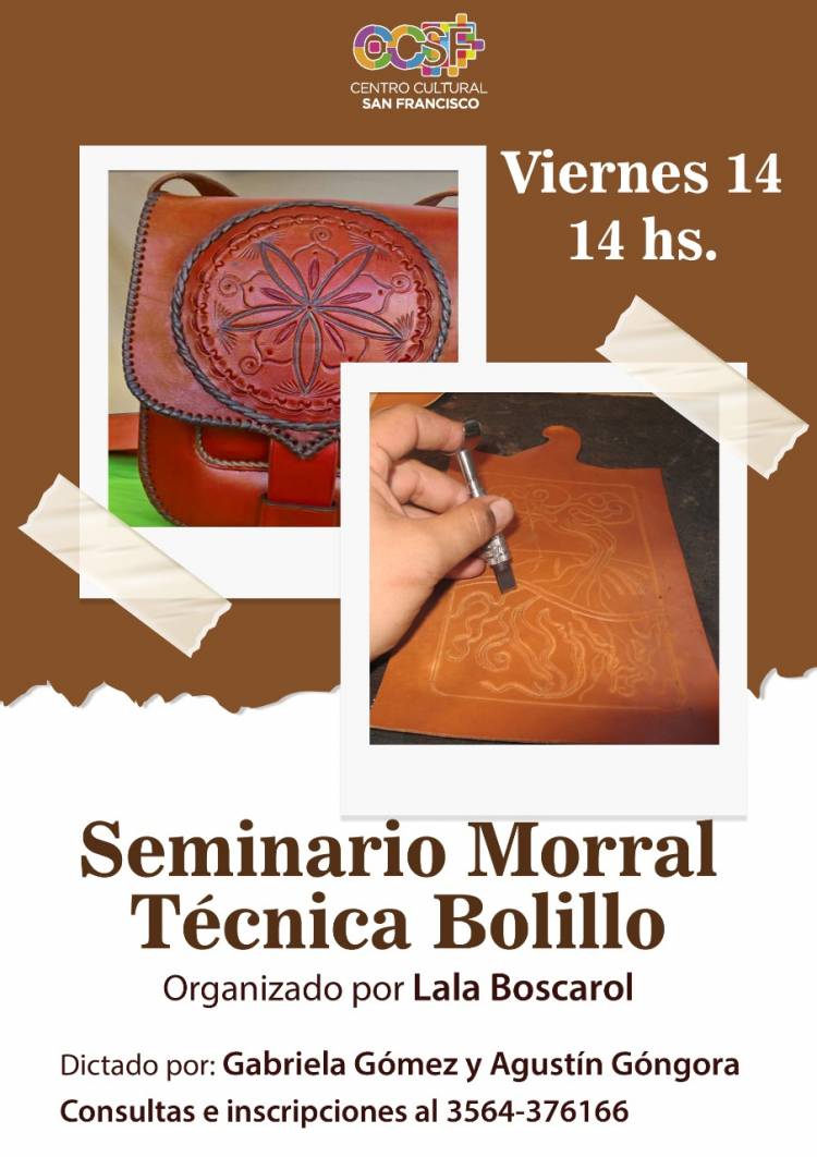 Seminario de Marroquinería Artesanal en el Centro Cultural