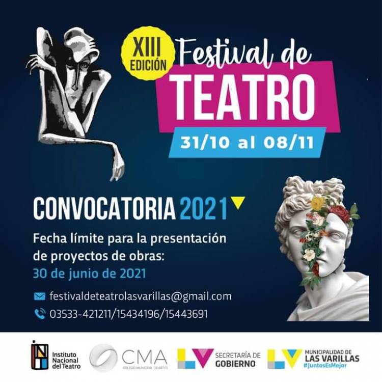 Convocatoria para el XIII Festival de Teatro Las Varillas