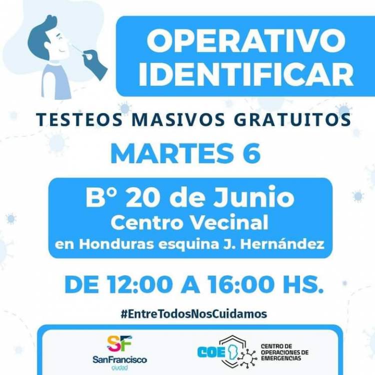 Operativo Identificar en Barrio 20 de Junio y La Milka