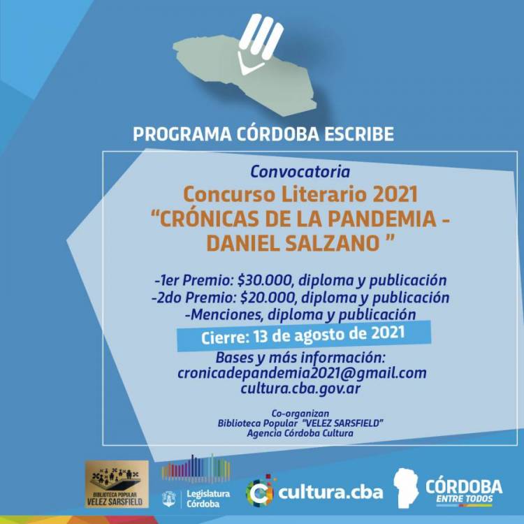 Nueva convocatoria del programa Córdoba escribe: “Crónicas de la pandemia”