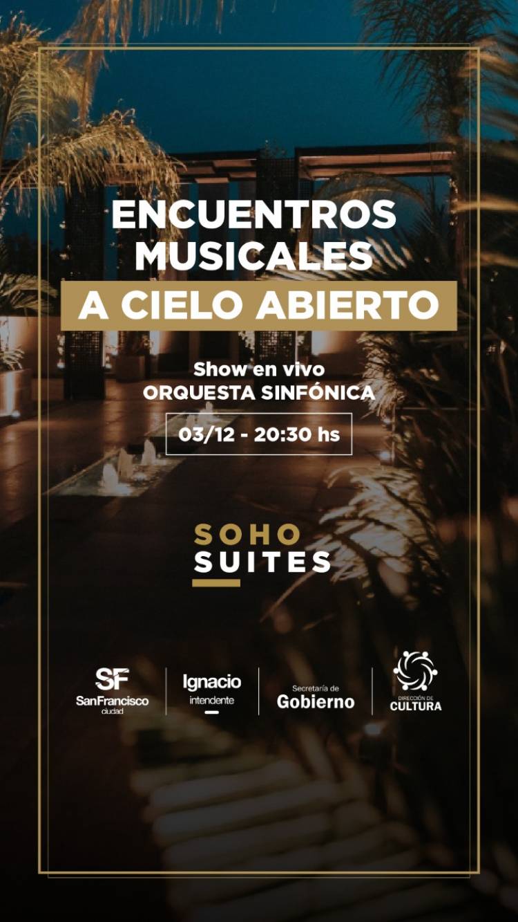 Tercera fecha del ciclo “Encuentros Musicales a Cielo Abierto”