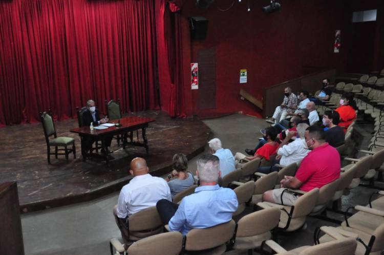 Primera reunión del intendente Bernarte con la CGT Reg. San Francisco