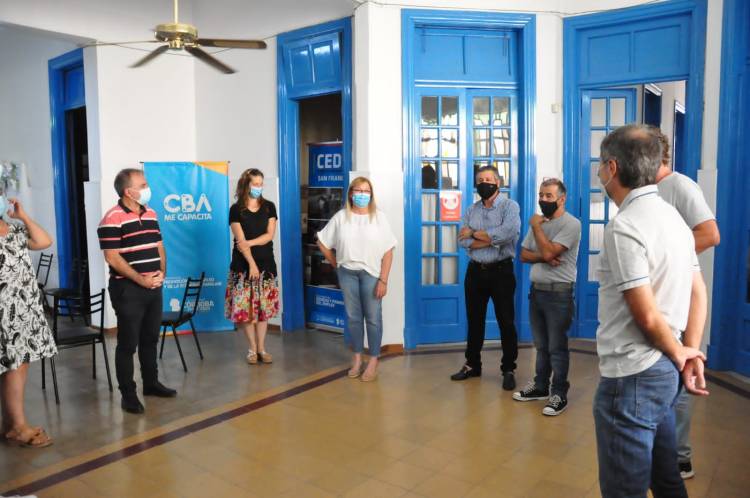 El intendente Bernarte visitó las instalaciones del Ce.De.R. San Francisco