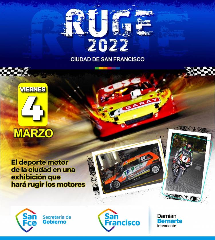 El San Francisco Ruge 2022, el deporte motor sobre 25 de Mayo