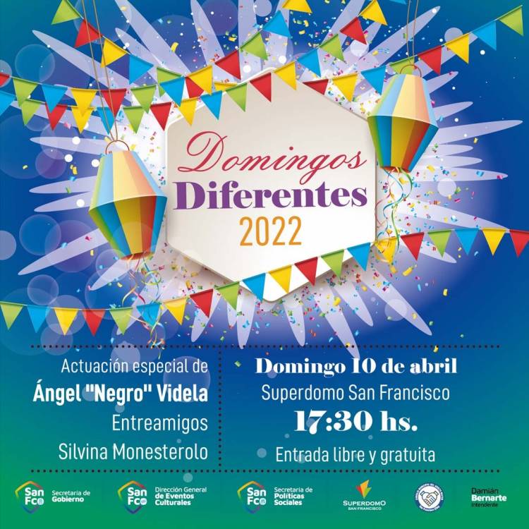 10 DE ABRIL: Comienza un nuevo ciclo de Domingos Diferentes