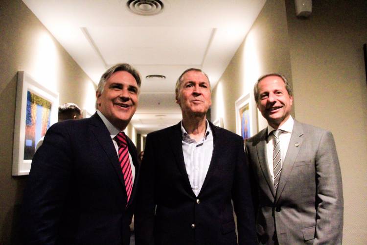 Bernarte se reunió con Schiaretti y Llaryora en la Fundación Mediterránea