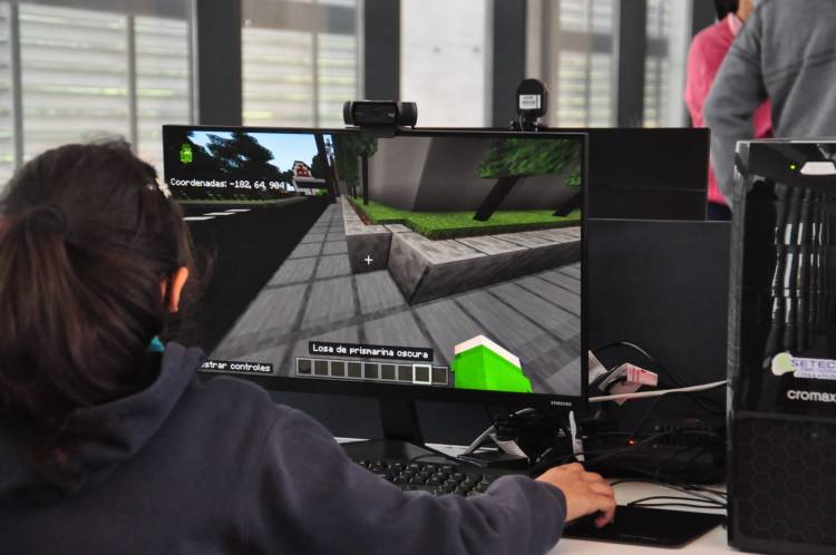 Se desarrolló un Taller de Minecraft Educativo en Tecnoteca