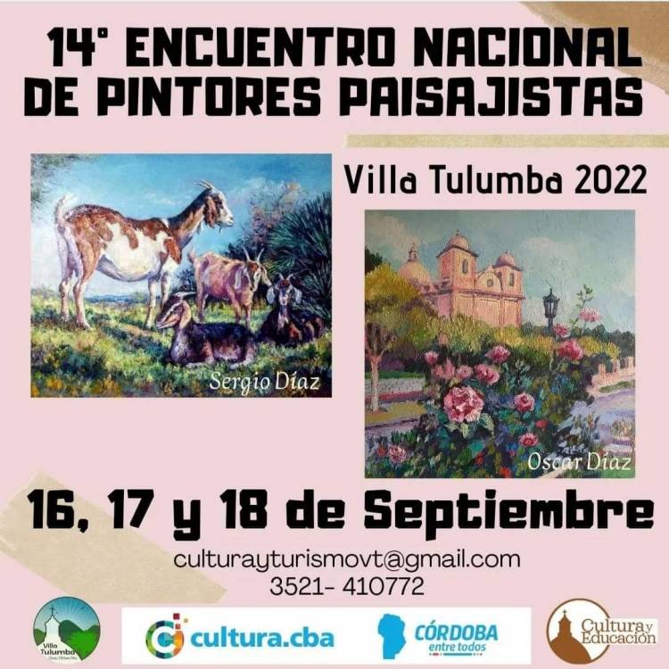 Villa Tulumba: Confirman para setiembre el Encuentro Nacional de Pintores Paisajistas