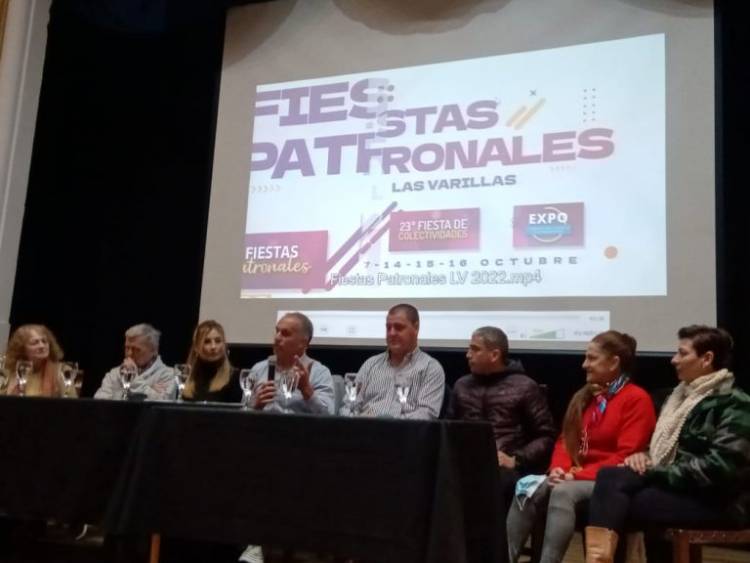 Daniele presentó la programación de los festejos patronales de Las Varillas