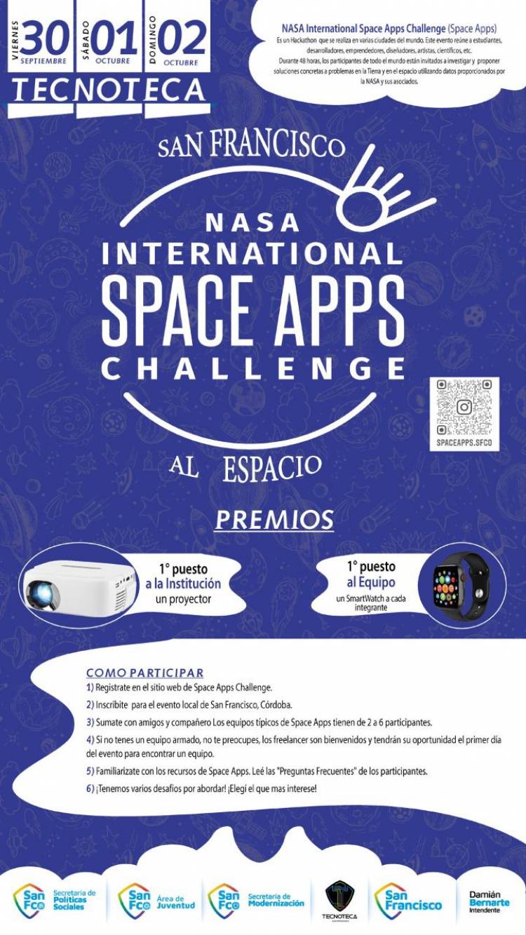 Este fin de semana San Francisco será sede de NASA INTERNATIONAL SPACE APPS