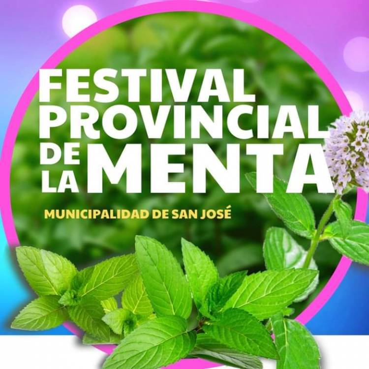 San José confirmó el Festival de la Menta para el 11, 12 y 15 de noviembre