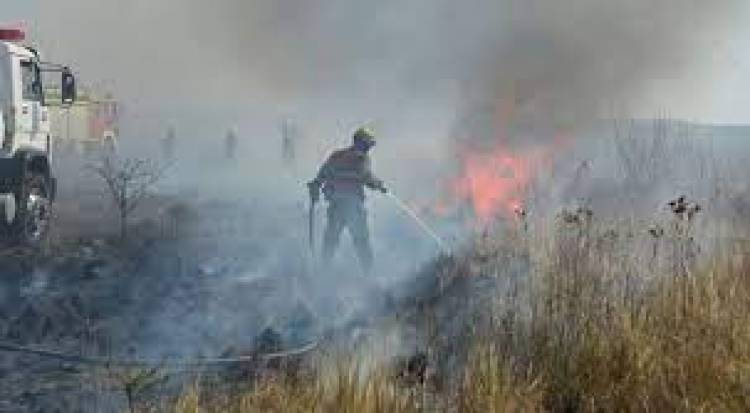 Bomberos controlaron incendio en Capilla del Monte