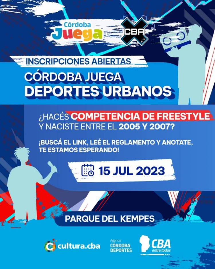 Se extienden las inscripciones a las competencias Córdoba Juega