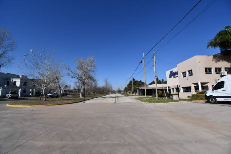 Quedó inaugurado el tramo oeste del acceso principal norte del Parque Industrial