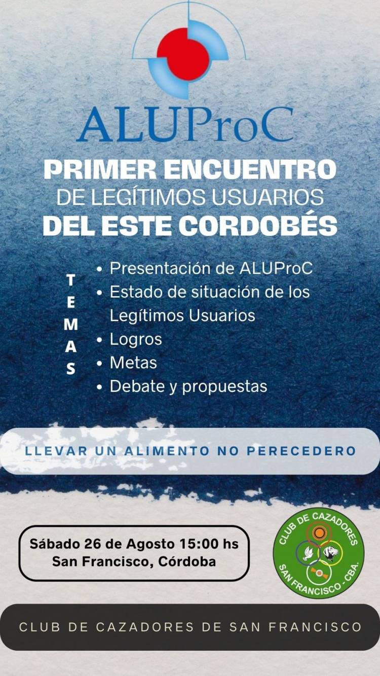Primera reunión provincial de ALUProC en la ciudad