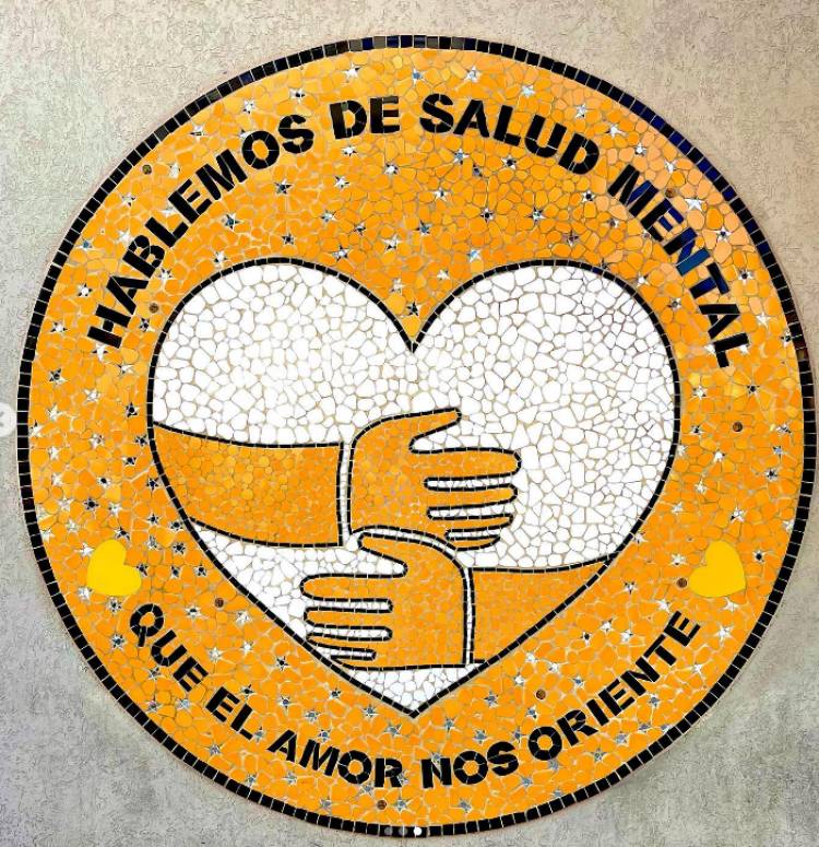 Hablemos de salud mental, mural por el Día Internacional de la Prevención del Suicidio