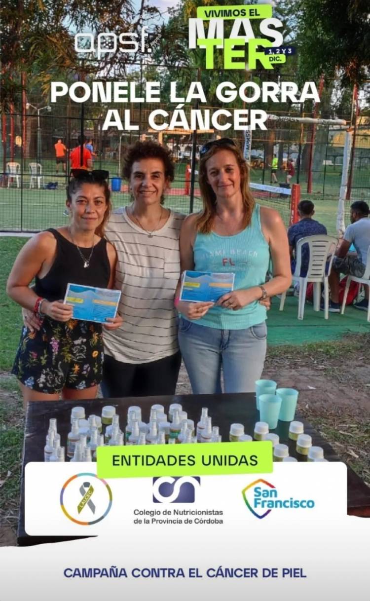 Se desarrolló la campaña “Polele la gorra al cáncer”