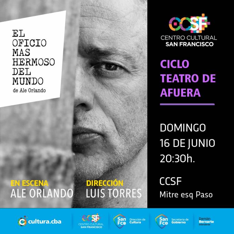 Propuesta teatral ‘El oficio más lindo del mundo’ en el Centro Cultural