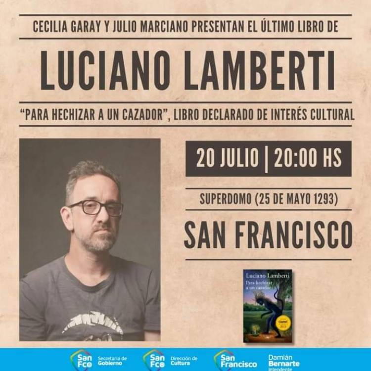 El escritor Luciano Lamberti presentará su último libro en el Superdomo