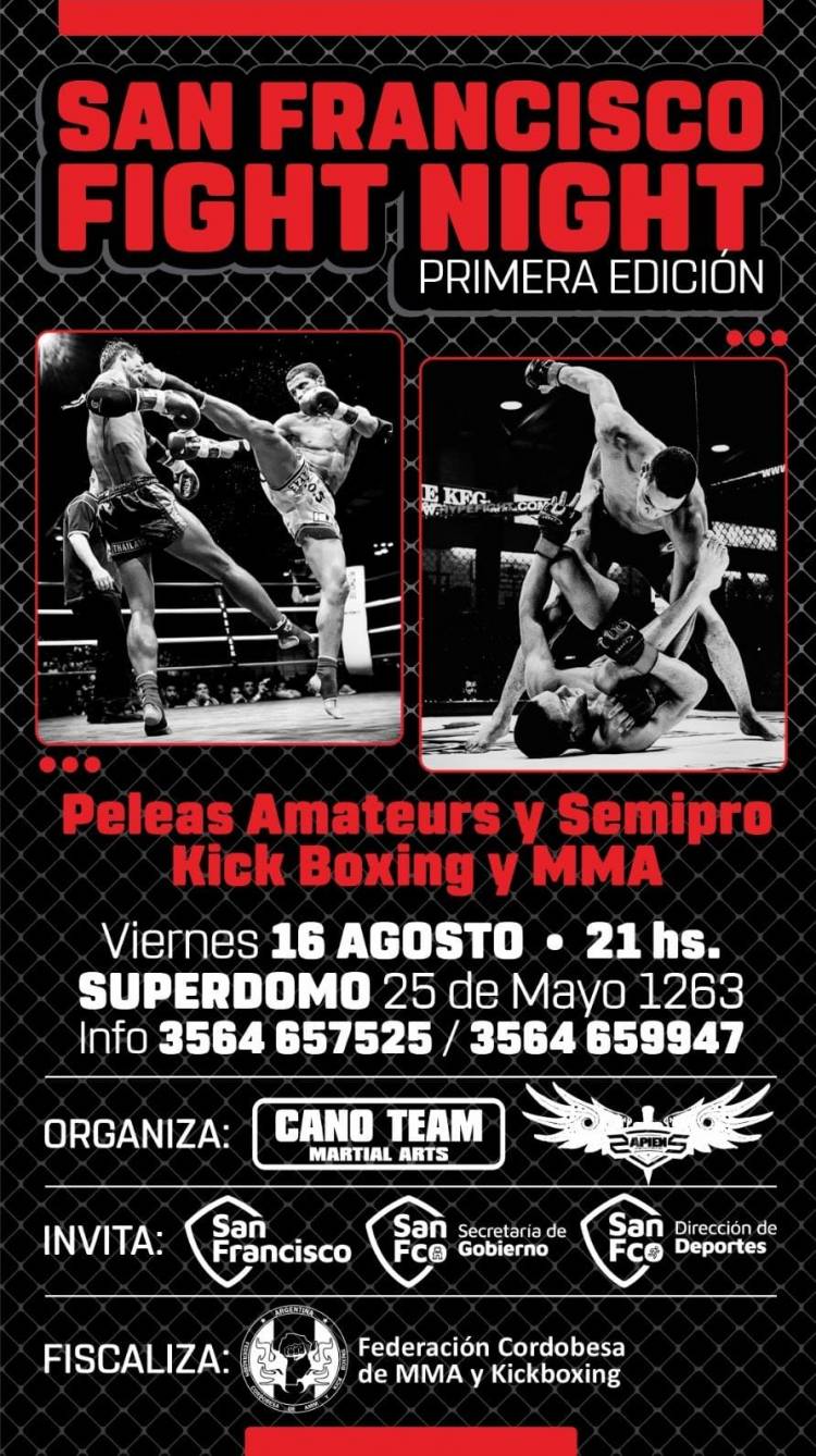 Noche de kickboxing y MMA mañana viernes en la ciudad