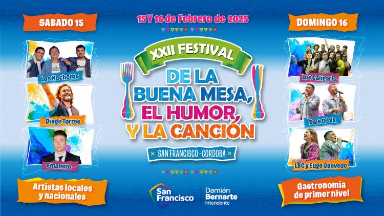 22º edición del Festival del Humor, la Buena Mesa y la Canción