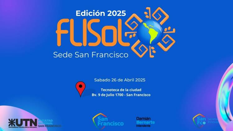 San Francisco será sede del FLISoL 2025: un evento que promueve el software libre