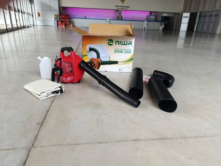 El municipio adquirió nuevo equipamiento para el mantenimiento del Superdomo